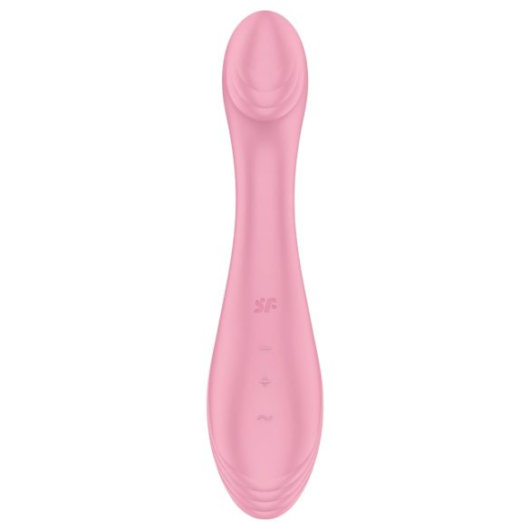 Satisfyer G-Force - vibrator reîncărcabil rezistent la apă pentru punctul G (roz)