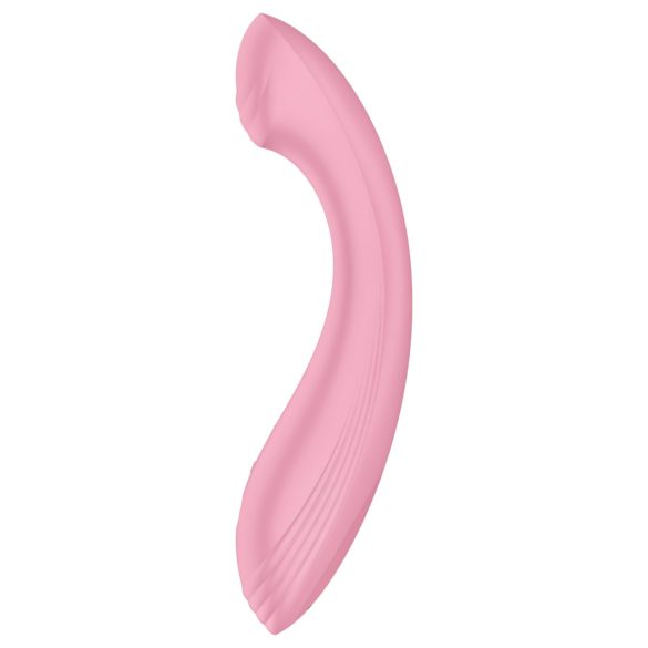 Satisfyer G-Force - vibrator reîncărcabil rezistent la apă pentru punctul G (roz)