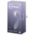 Satisfyer G-Force - vibrator tip G cu acumulator, rezistent la apă, mov