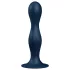 Satisfyer Double Ball-R - dildo cu greutăți - silicon albastru