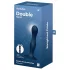 Satisfyer Double Ball-R - dildo cu greutăți - silicon albastru