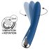 Satisfyer Spinning Vibe 1 - vibrator cu cap rotativ pentru punctul G (albastru)