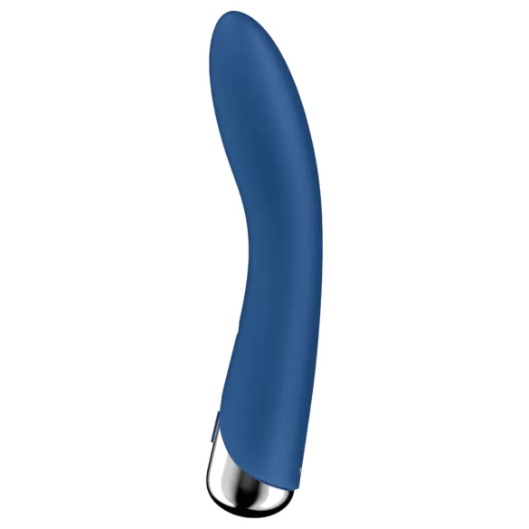 Satisfyer - Vibrator tip G cu cap rotativ - albastru