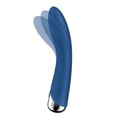   Satisfyer Spinning Vibe 1 - vibrator cu cap rotativ pentru punctul G (albastru)