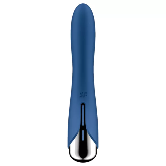 Satisfyer - Vibrator tip G cu cap rotativ - albastru