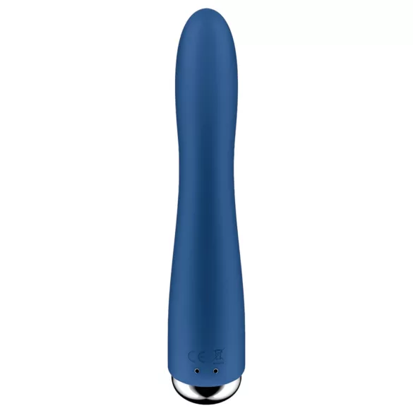 Satisfyer - Vibrator tip G cu cap rotativ - albastru