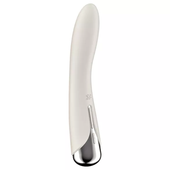 Satisfyer Spinning Vibe 1 - vibrator rotativ pentru punctul G - bej