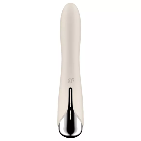 Satisfyer Spinning Vibe 1 - vibrator rotativ pentru punctul G - bej