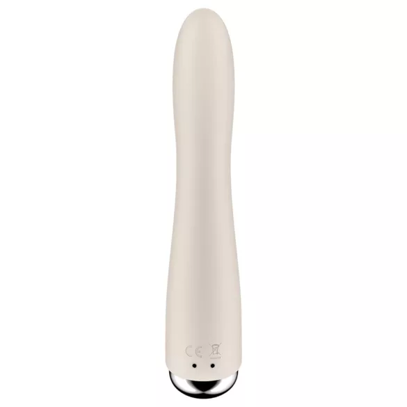 Satisfyer Spinning Vibe 1 - vibrator rotativ pentru punctul G - bej