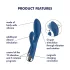 Satisfyer Spinning Rabbit 1 - vibrator rotativ cu braț pentru clitoris
