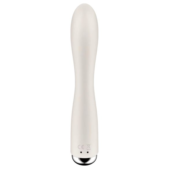 Satisfyer Spinning Rabbit 1 - vibrator pentru clitoris cu braț rotativ - bej