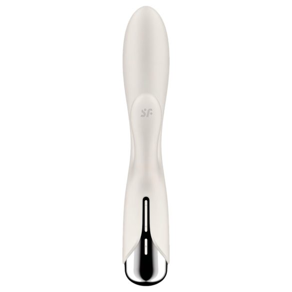 Satisfyer Spinning Rabbit 1 - vibrator pentru clitoris cu braț rotativ - bej