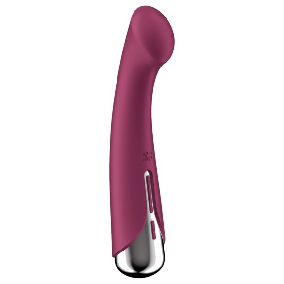 Satisfyer - Vibrator pentru punctul G cu cap rotativ - roșu