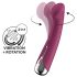 Satisfyer - Vibrator pentru punctul G cu cap rotativ - roșu