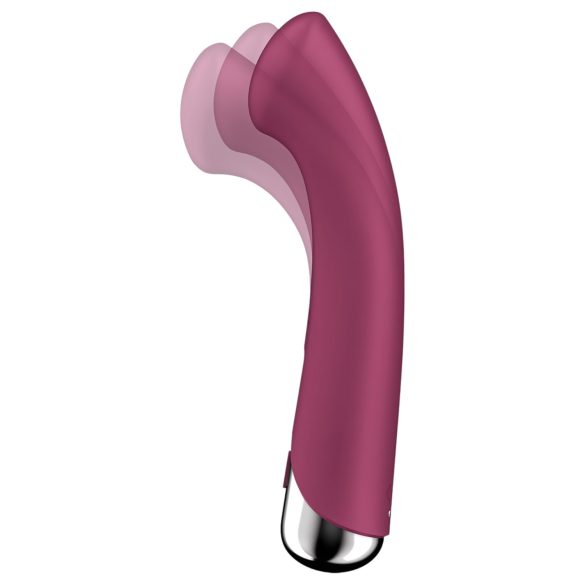 Satisfyer - Vibrator pentru punctul G cu cap rotativ - roșu