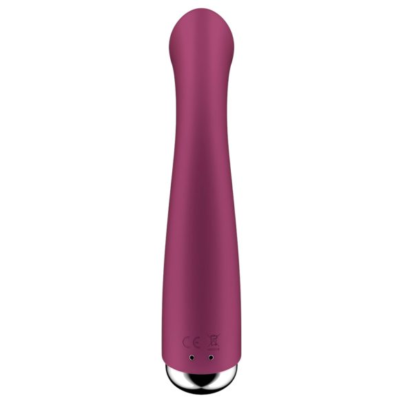 Satisfyer - Vibrator pentru punctul G cu cap rotativ - roșu