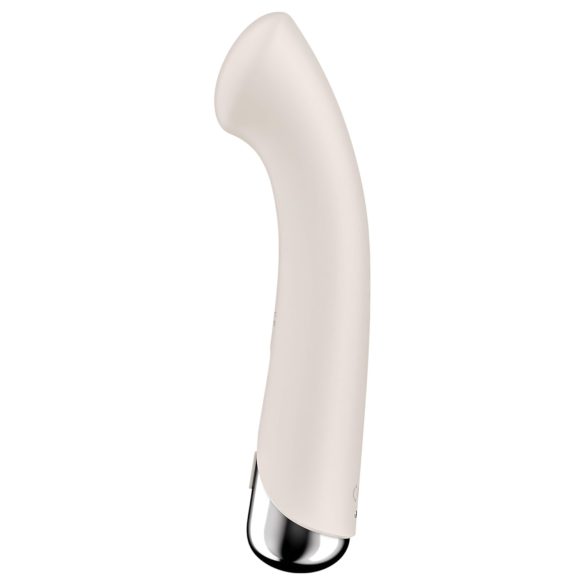 Satisfyer - Vibrator pentru punctul G cu cap rotativ - bej
