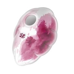   Satisfyer Cloud Dancer - Stimulator clitoridian cu unde de aer, reîncărcabil (roz-alb)