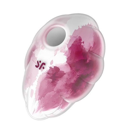 Satisfyer Cloud Dancer - Stimulator clitoridian cu unde de aer, reîncărcabil (roz-alb)