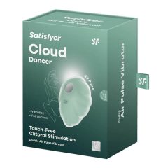  Satisfyer Cloud Dancer - Stimulator de clitoris cu unde de aer, cu baterie (mentă)