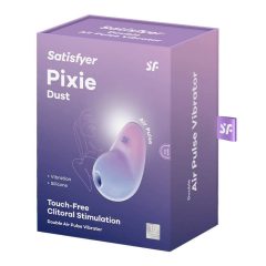   Satisfyer Pixie Dust - Stimulator de clitoris pe bază de undă de aer, reîncărcabil (liliac-roz)
