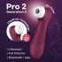Satisfyer Pro 2 Gen3 - Stimulator inteligent cu unde de aer pentru clitoris (roșu)