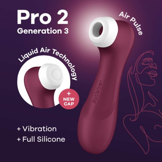 Satisfyer Pro 2 Gen3 - stimulator clitoridian pe baterie cu unde de aer (bordo)