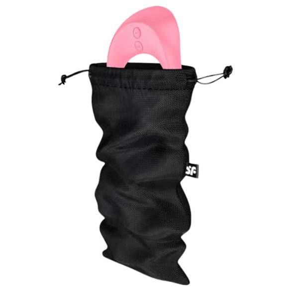 Satisfyer Treasure Bag - geantă depozitare - mediu (negru)