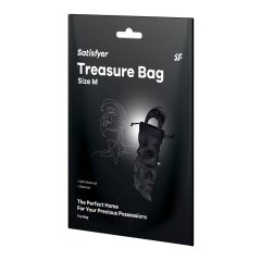   Satisfyer Treasure Bag M - geanta de depozitare pentru jucarii sexuale - mediu (negru)