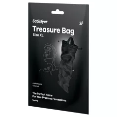   Satisfyer Treasure Bag XL - pungă de depozitare discretă - mare (neagră)
