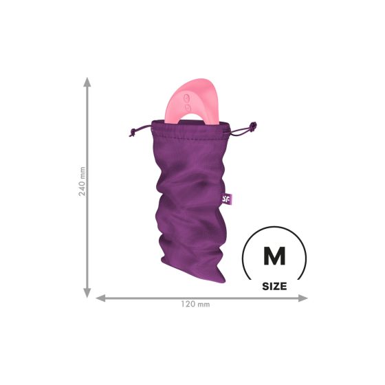 Satisfyer Treasure Bag M - geanta de depozitare pentru jucarii sexuale - medie (violet)