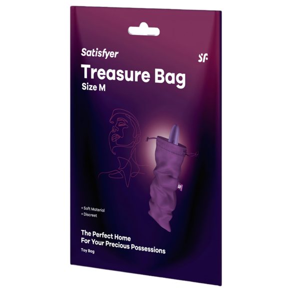 Satisfyer Treasure Bag - geantă discretă - medie (mov)