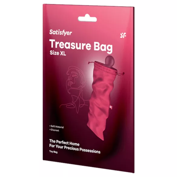 Satisfyer - sac de depozitare discret - extra mare - roz