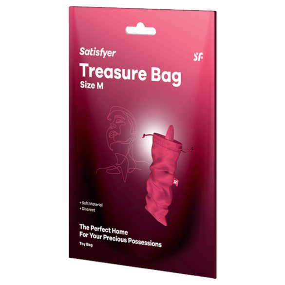 Satisfyer Treasure Bag M - geantă de depozitare - mediu (roz)