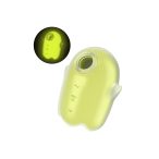   Satisfyer Glowing Ghost - stimulator de clitoris cu valuri de aer luminoase (galben)