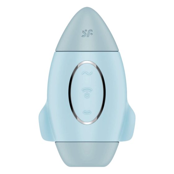 Satisfyer Controlul Misiunii - stimulator de clitoris cu unde de aer, reîncărcabil (albastru)