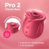 Satisfyer Pro 2 Rose Clasic - Stimulator clitoridian cu unde (roșu)