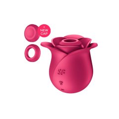   Satisfyer Pro 2 Rose Modern - stimulator de clitoris cu undă de aer, reîncărcabil (roșu)