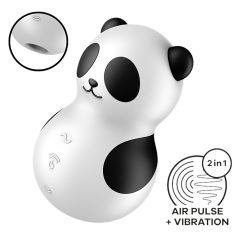   Satisfyer Pocket Panda - stimulator clitoridian cu unde de aer - negru