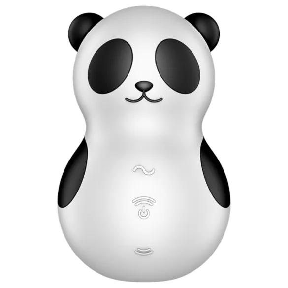 Satisfyer Pocket Panda - stimulator clitoridian cu unde de aer - negru