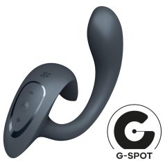   Satisfyer G for Goddess 1 - vibrator clitoridian și punctul G - silicon gri