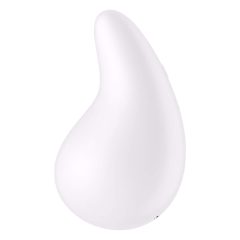   Satisfyer Dew Drop - vibrator pentru clitoris reîncărcabil, rezistent la apă (alb)