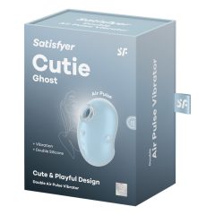   Satisfyer Cutie Ghost - stimulator de clitoris cu undă de aer alimentat de baterii (albastru)