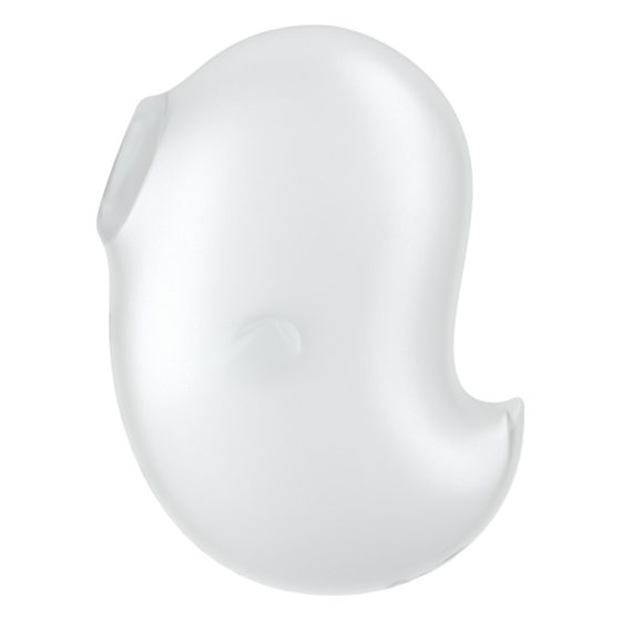 Satisfyer Cutie Ghost - stimulator de clitoris cu undă de aer alimentat de baterii (alb)