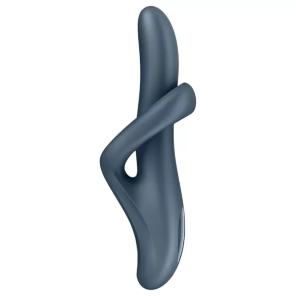 Satisfyer Heat Flex 4 - vibrator cu braț pentru clitoris încălzire - gri