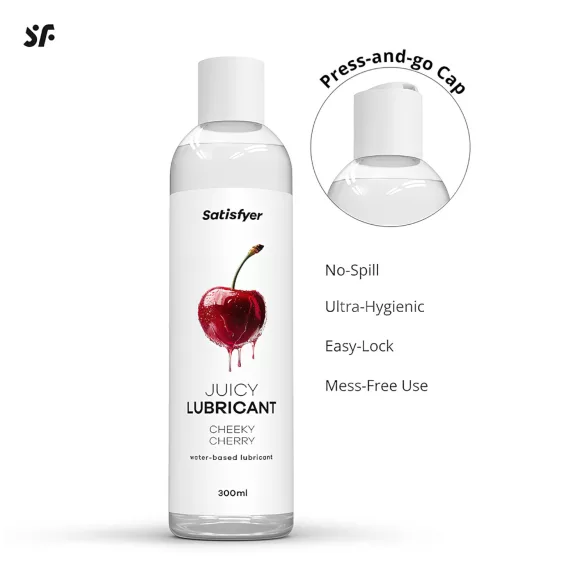 Satisfyer - lubrifiant aromatizat - cireșe - 300ml