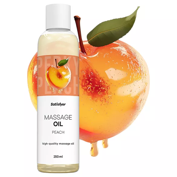 Satisfyer - ulei de masaj aromă piersică 250ml