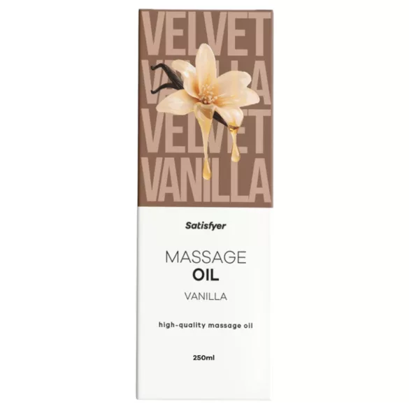 Satisfyer - ulei de masaj erotic - aromă vanilie - 250ml