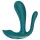 Satisfyer Top Secret+ - vibrator purtabil cu 3 brațe (verde)