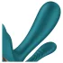 Satisfyer Top Secret+ - vibrator purtabil cu 3 brațe (verde)